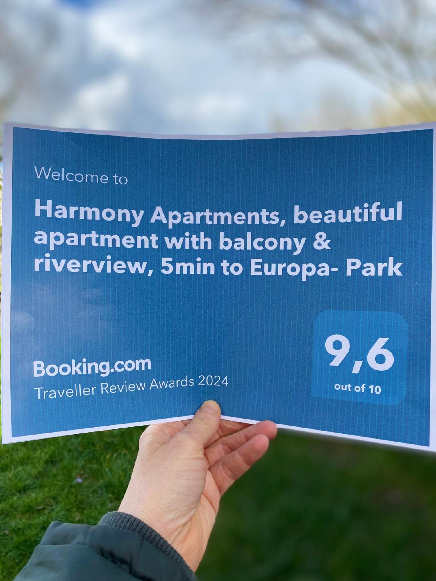 Harmony Apartment, Your Holiday Home In Rust With Balcony & River-View, 5Min To Europa-Park المظهر الخارجي الصورة